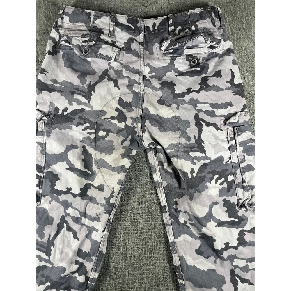 Levis Mens Grey Camo Cargo Pants Urban Camouflage Straight Leg W33 L32